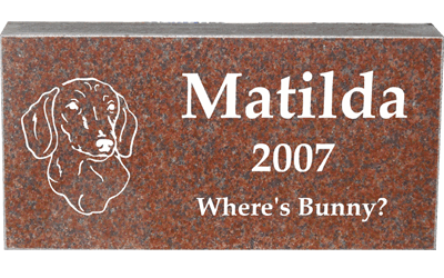 Dog Pet Marker - Matilda